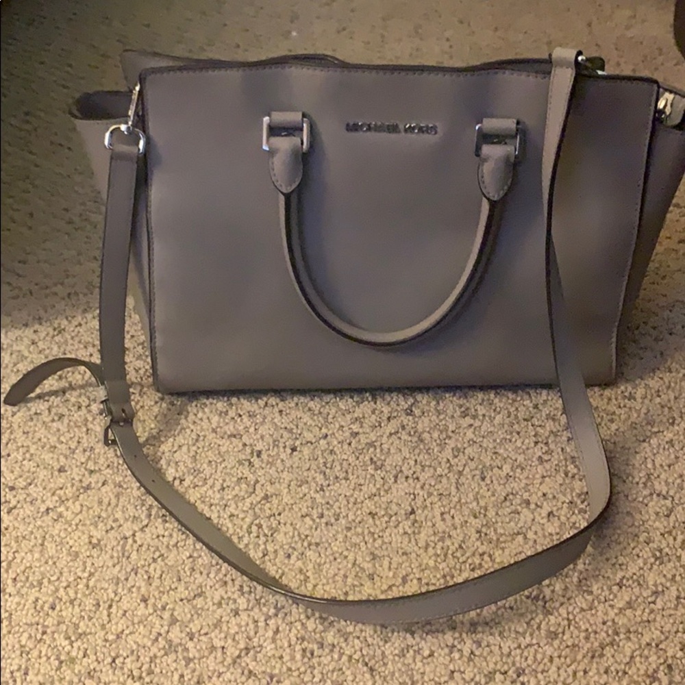 Mk Selma Medium Top zip Satchel purse